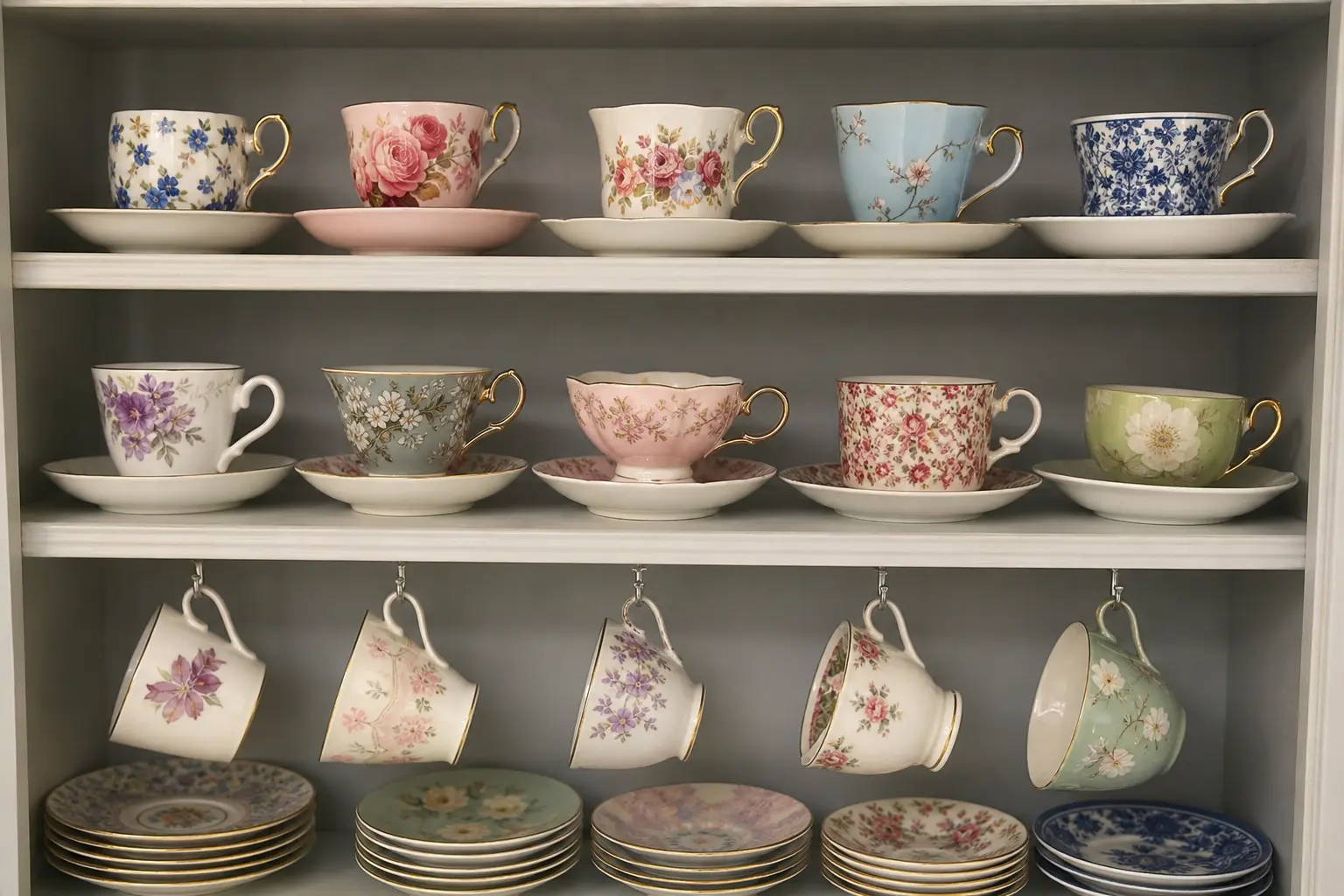 Elegant Floral Teacup Set Ideas