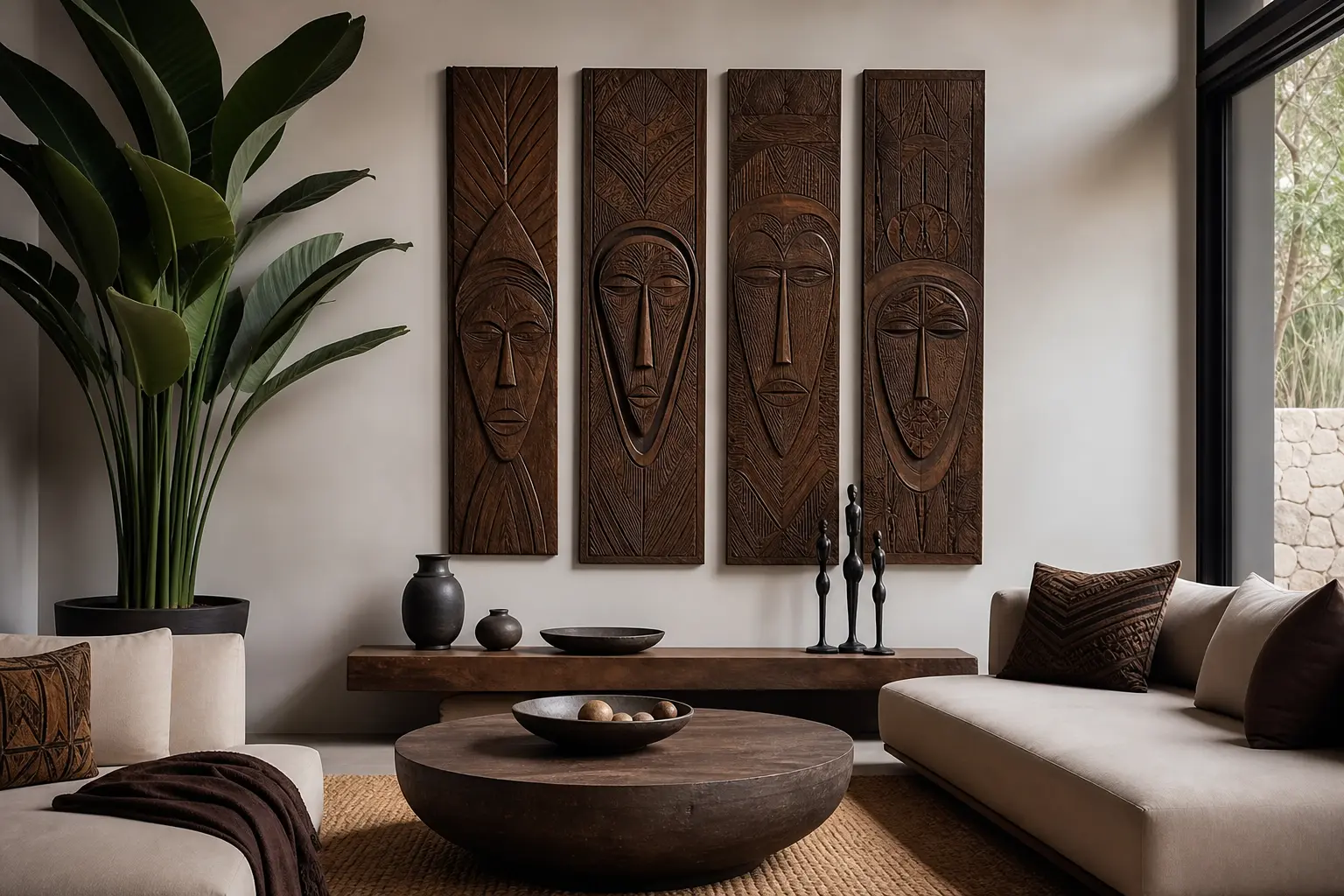 African Tribal Wall Art Decor Ideas
