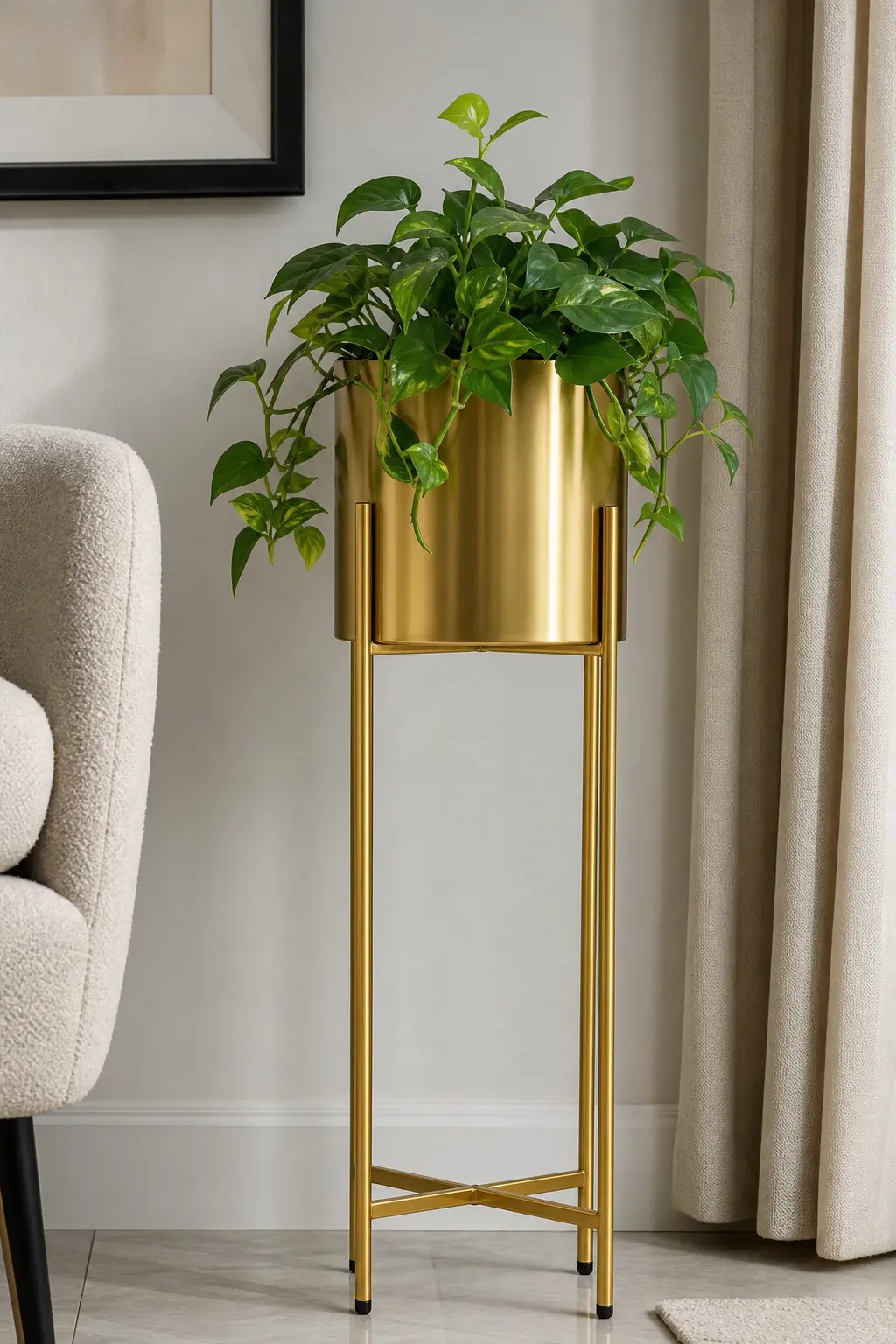 Gold Plant Stand Pot Ideas