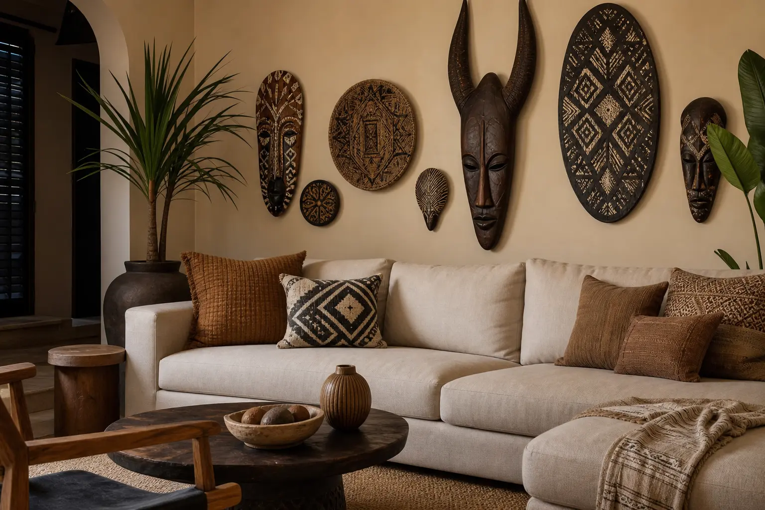 African Tribal Wall Art Decor Ideas