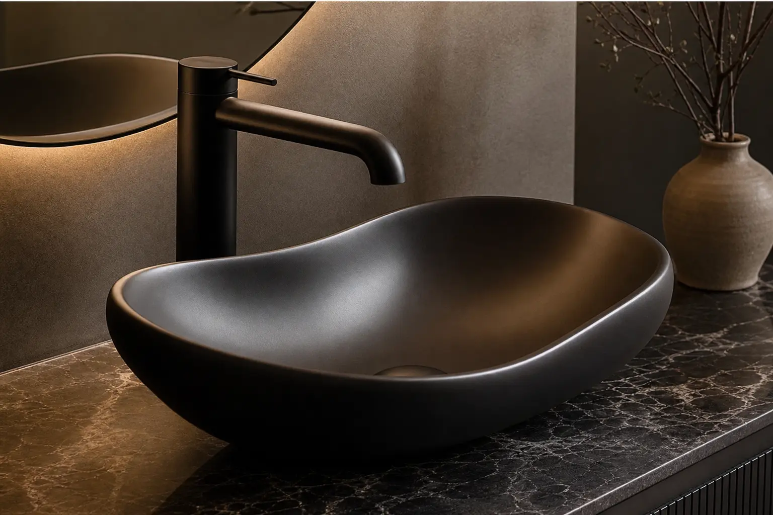 Black Ceramic Wash Basin Ideas