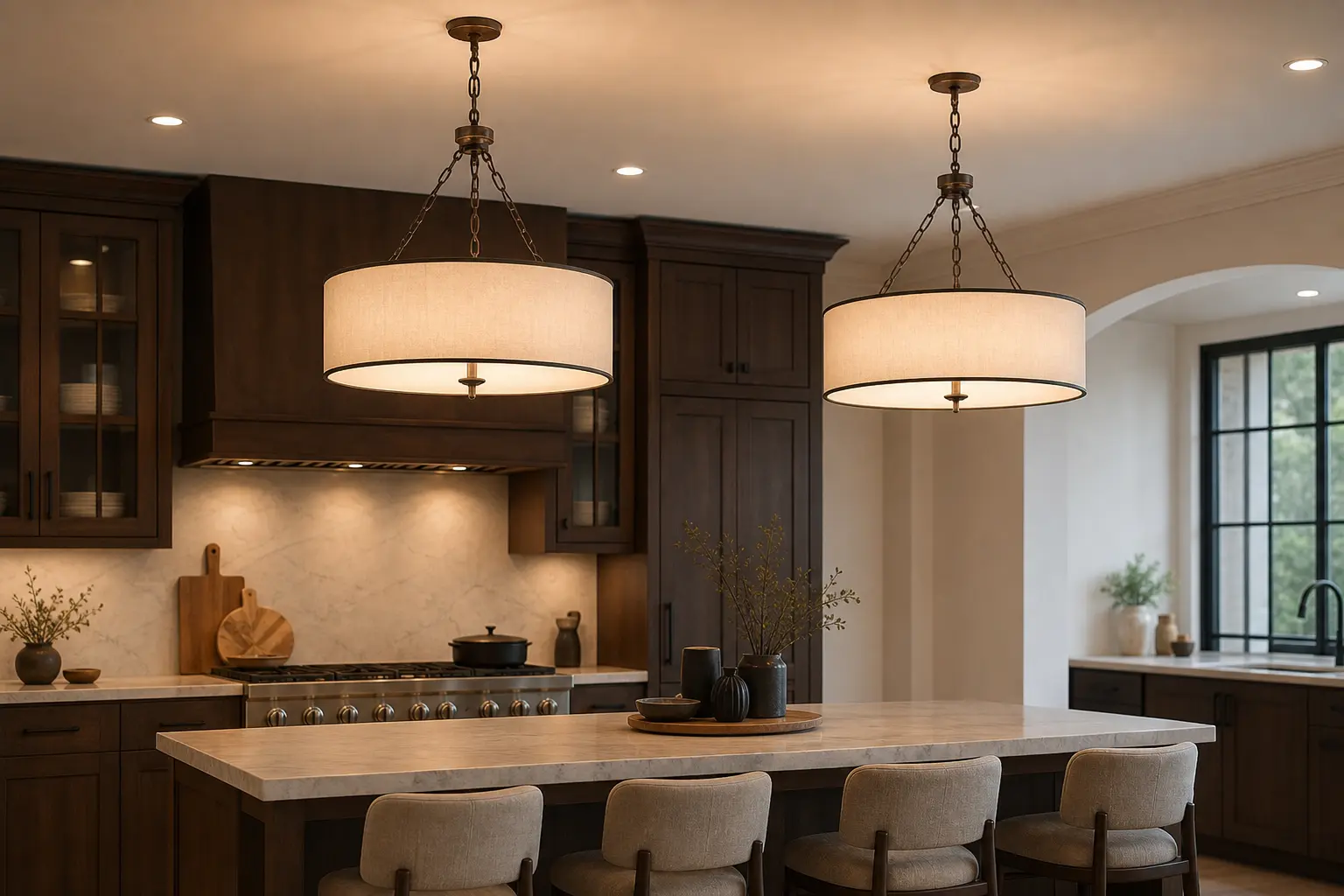 Modern Chandelier Ceiling Lamp Ideas for Kitchen