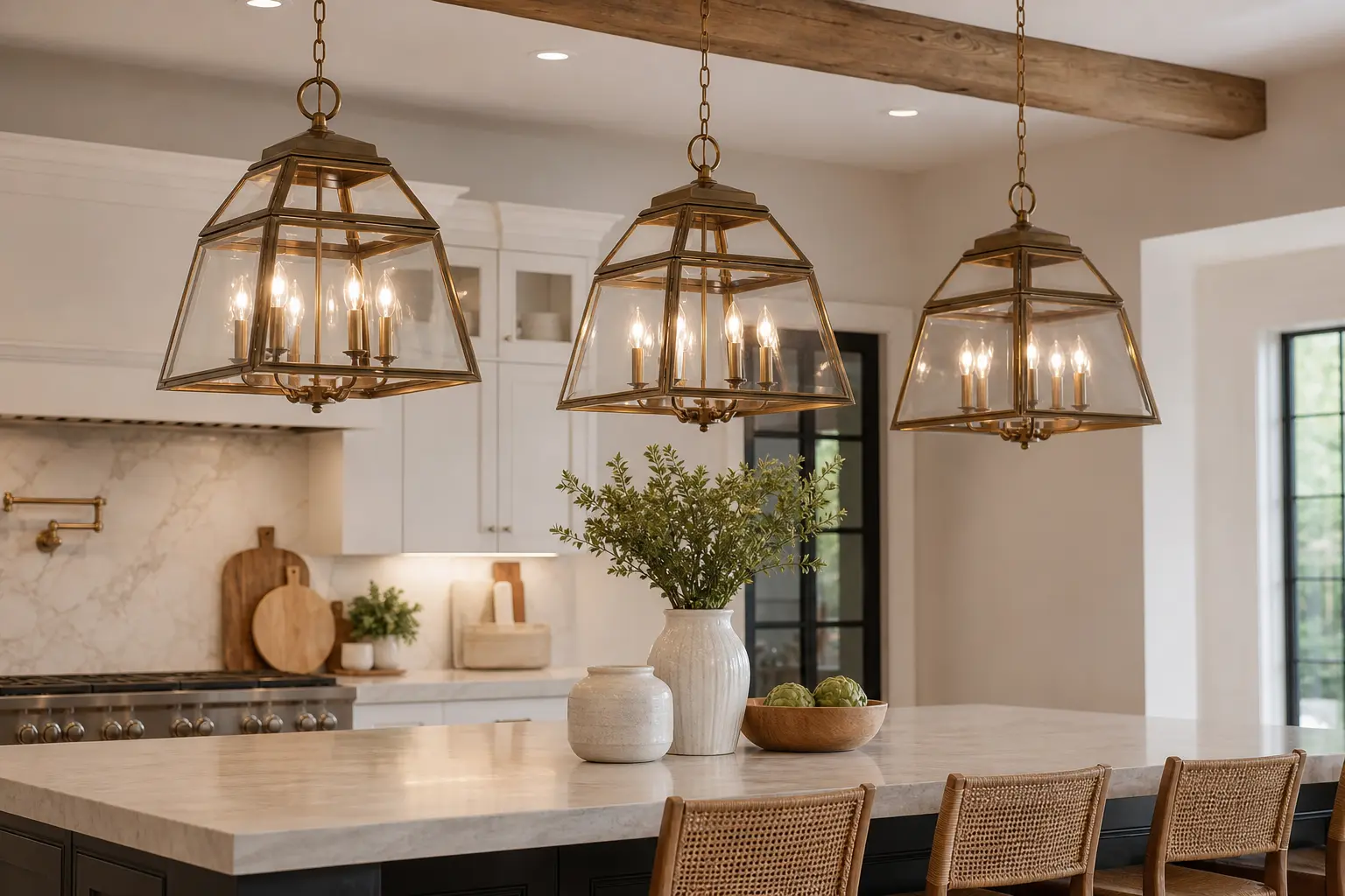 Modern Chandelier Ceiling Lamp Ideas for Kitchen