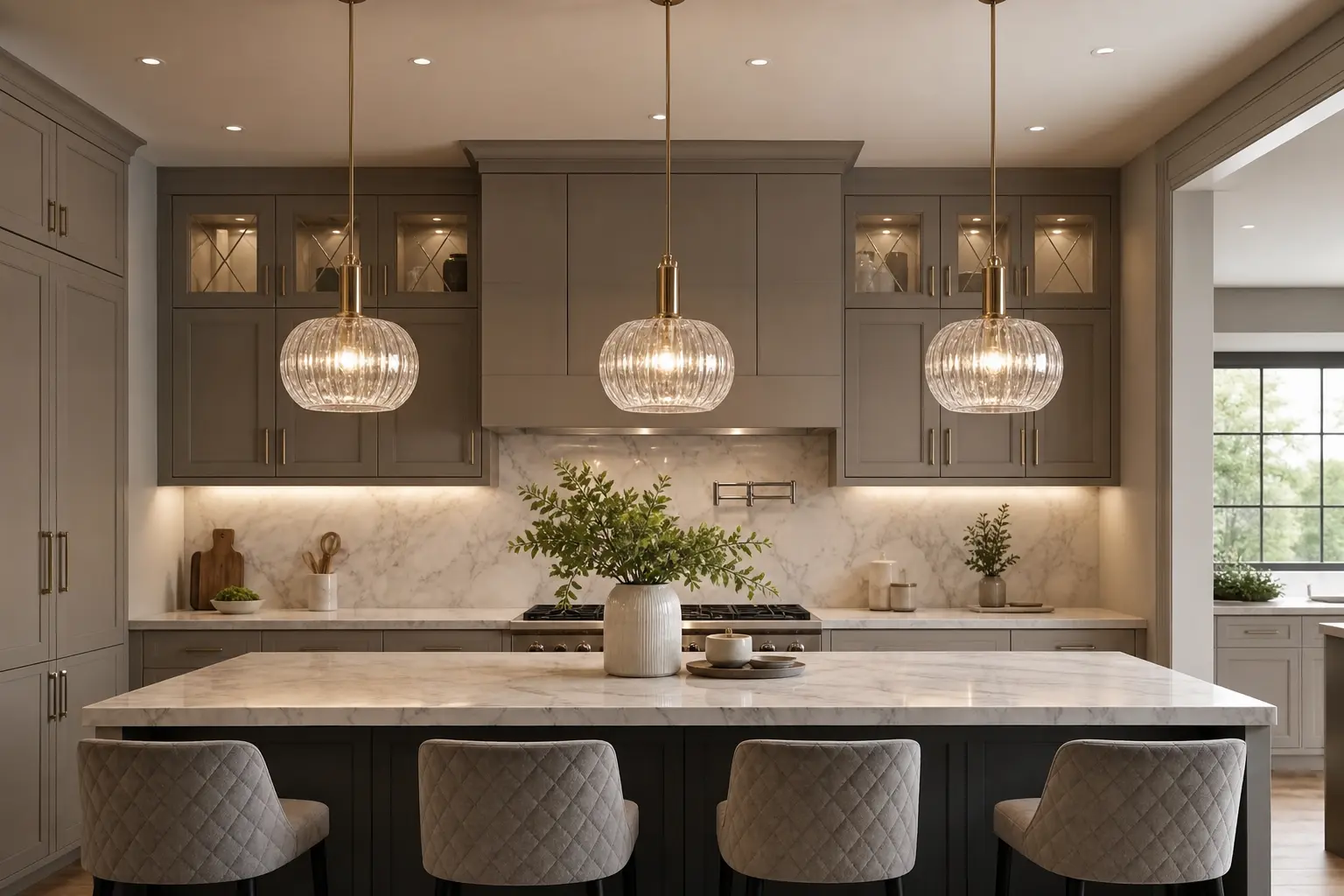 Modern Chandelier Ceiling Lamp Ideas for Kitchen