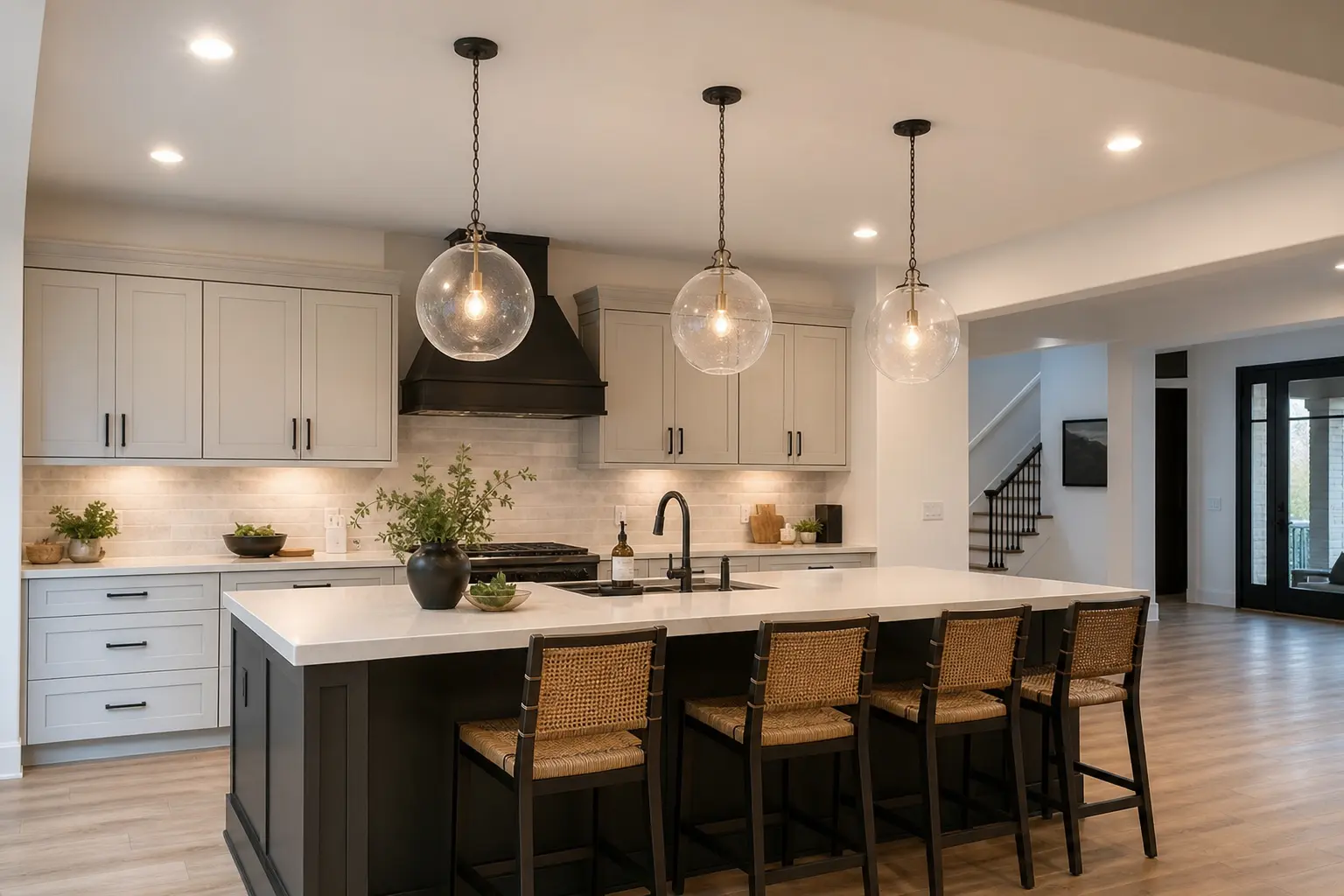 Modern Chandelier Ceiling Lamp Ideas for Kitchen
