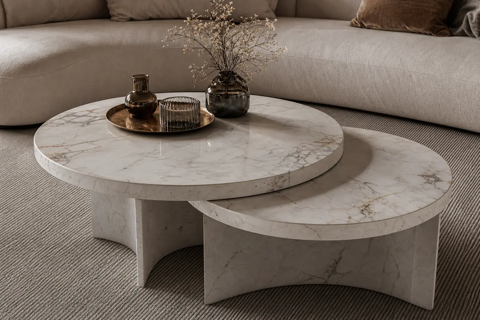 Luxury Marble Nesting Coffee Table Ideas
