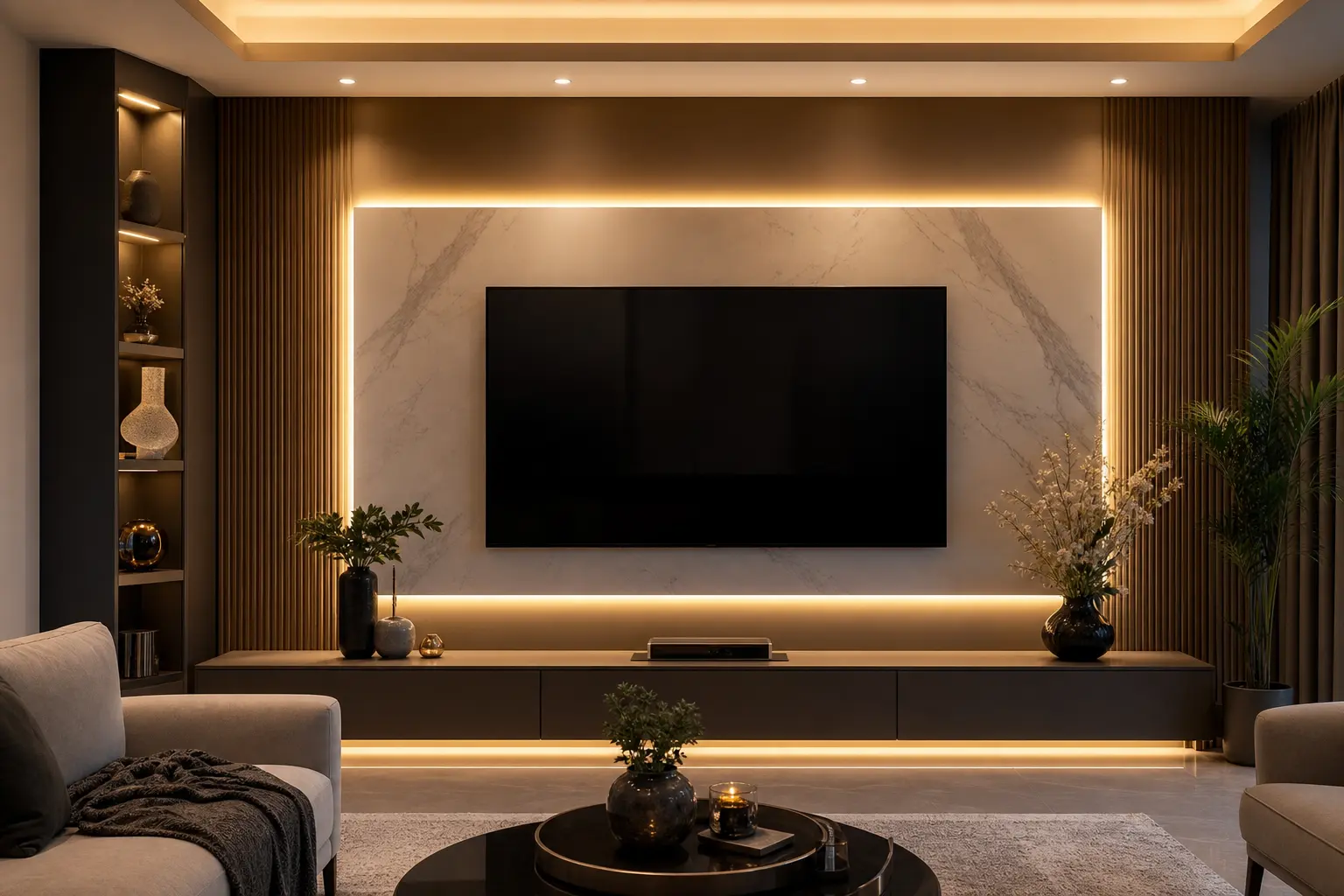 Luxury TV Wall Decor Ideas
