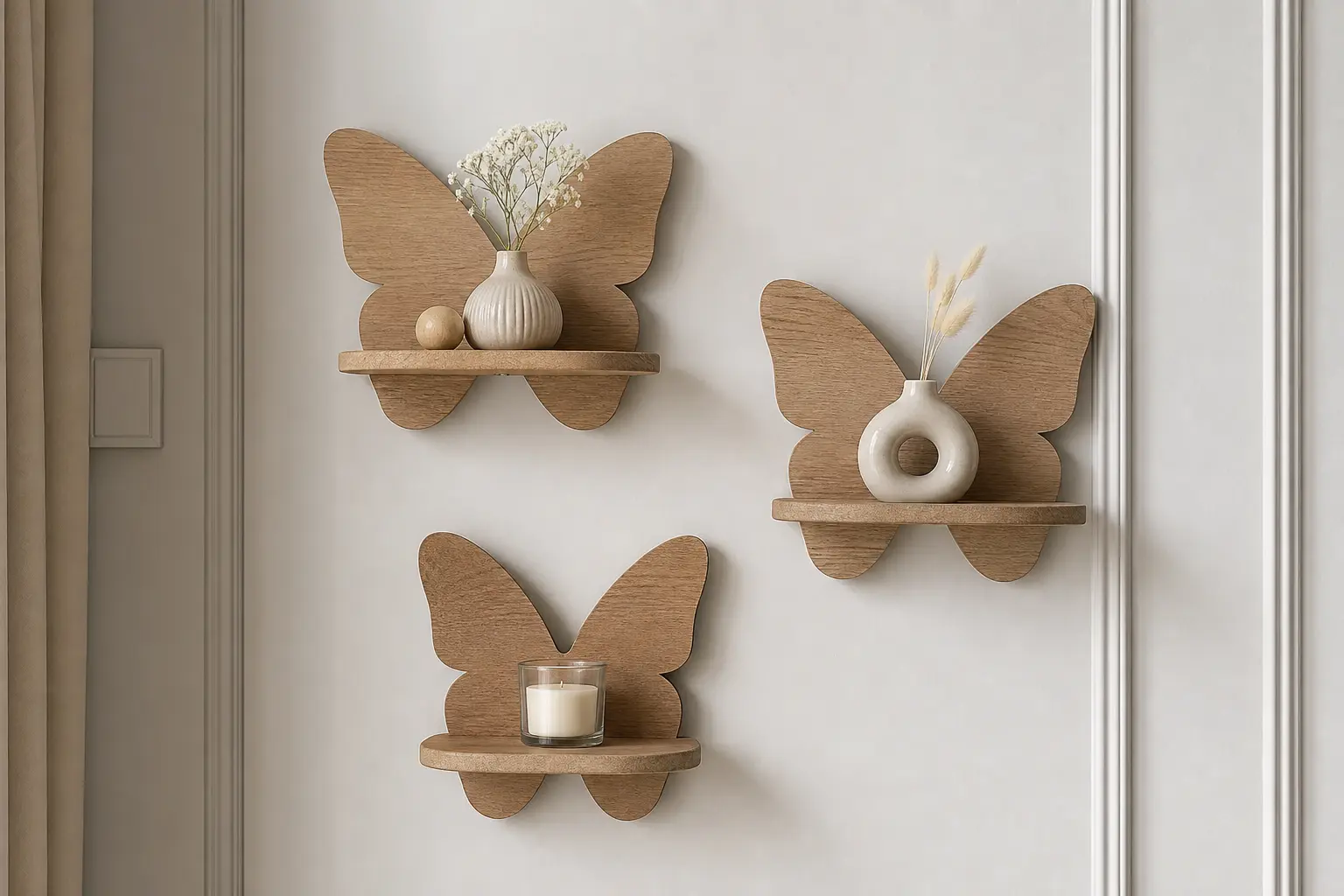 Butterfly Wall Shelf Ideas for Stylish Home Decor