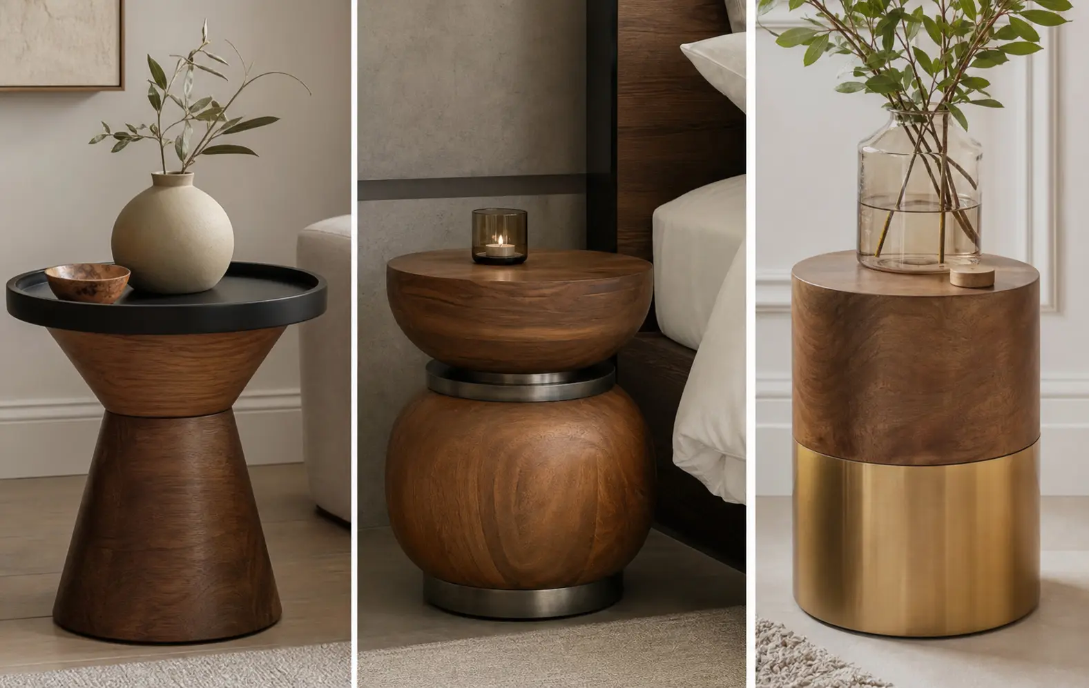 Stylish Wooden Side Table Ideas