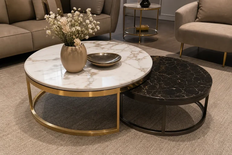 Luxury Marble Nesting Coffee Table Ideas