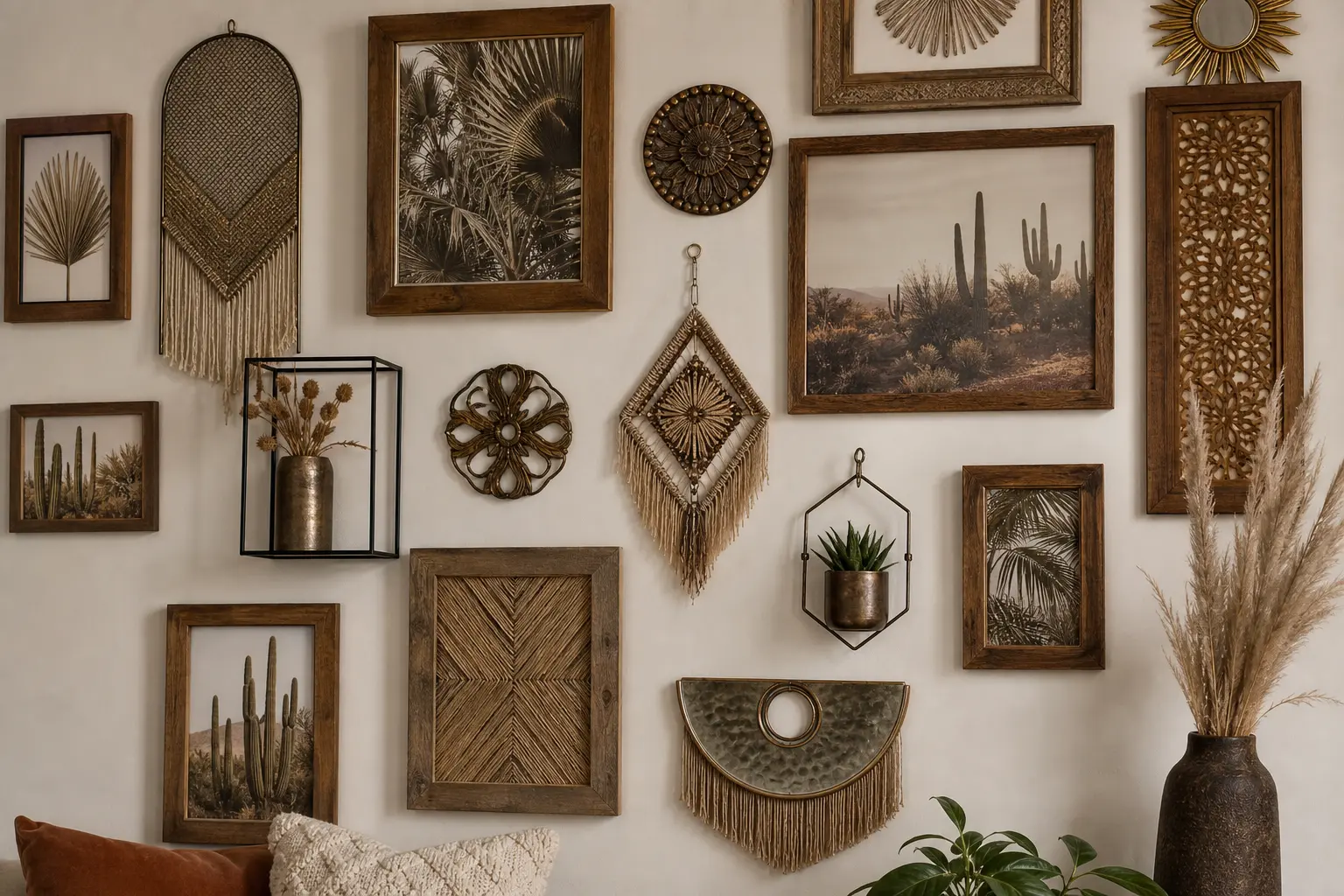 Boho Wall Frame Decor Ideas