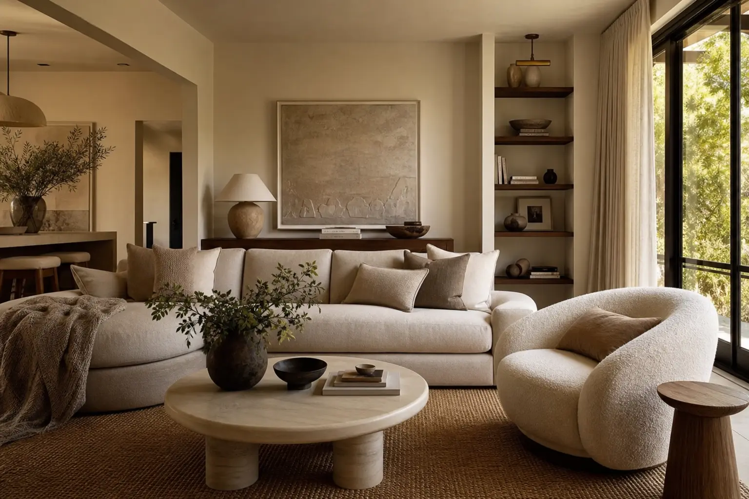 Cozy Neutral Living Room Inspiration Ideas