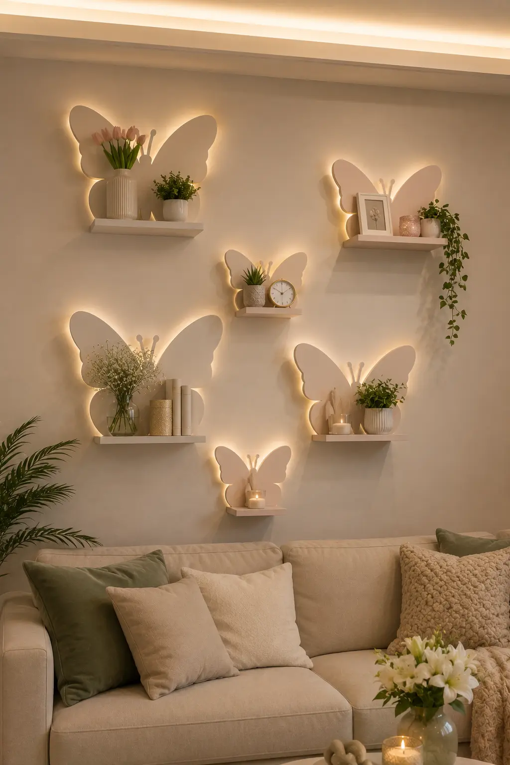 Butterfly Wall Shelf Ideas for Stylish Home Decor