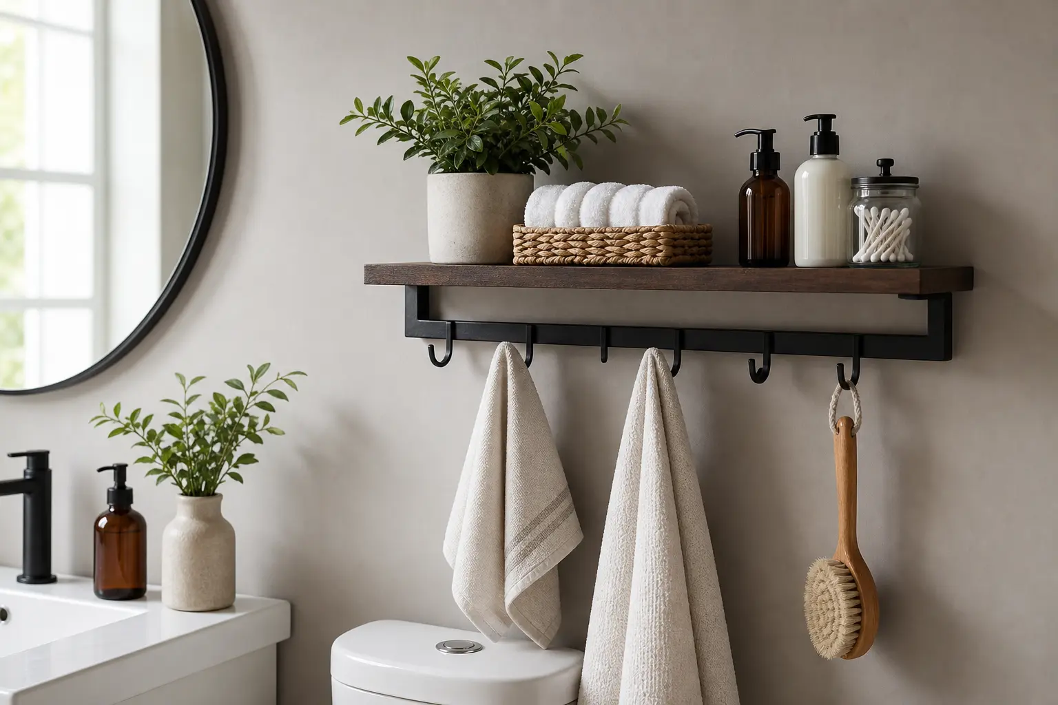 Wall Mounted Bathroom Storage Organizer Ideas