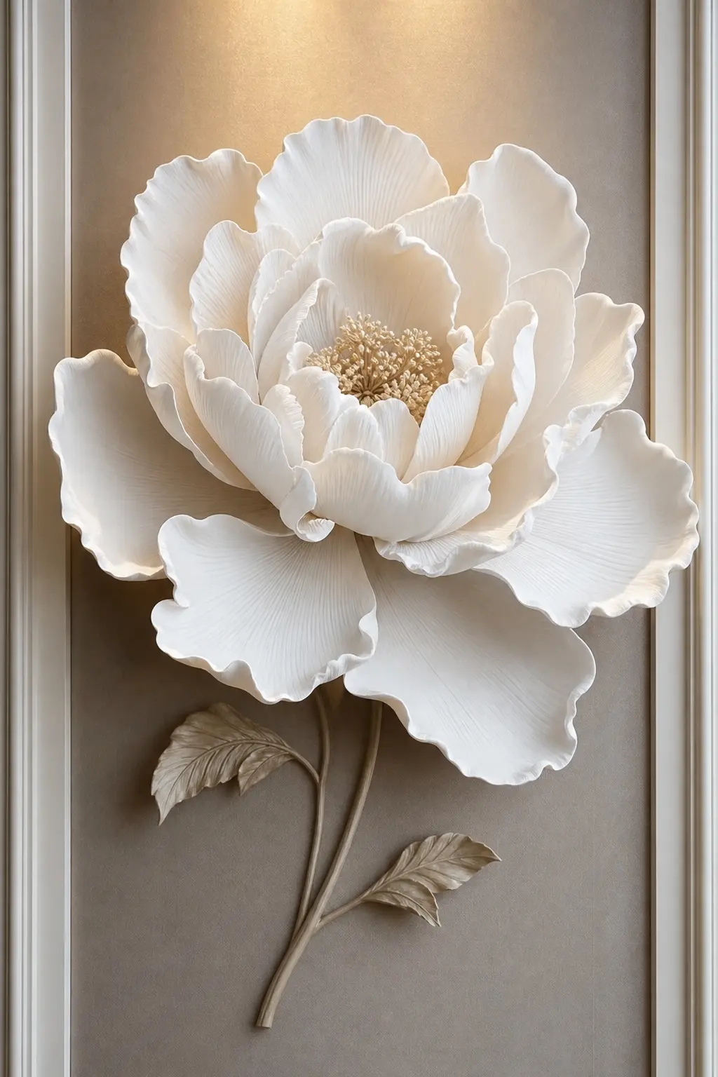Luxury 3D Floral Wall Art Design Ideas