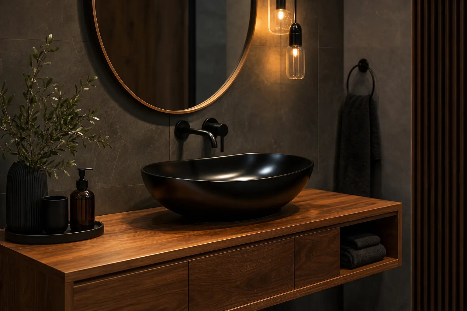 Black Ceramic Wash Basin Ideas