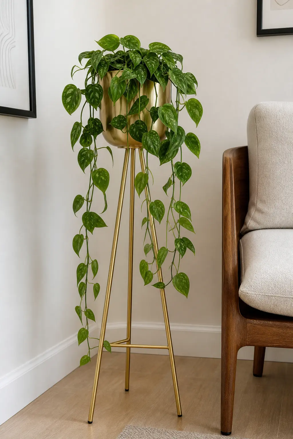 Gold Plant Stand Pot Ideas