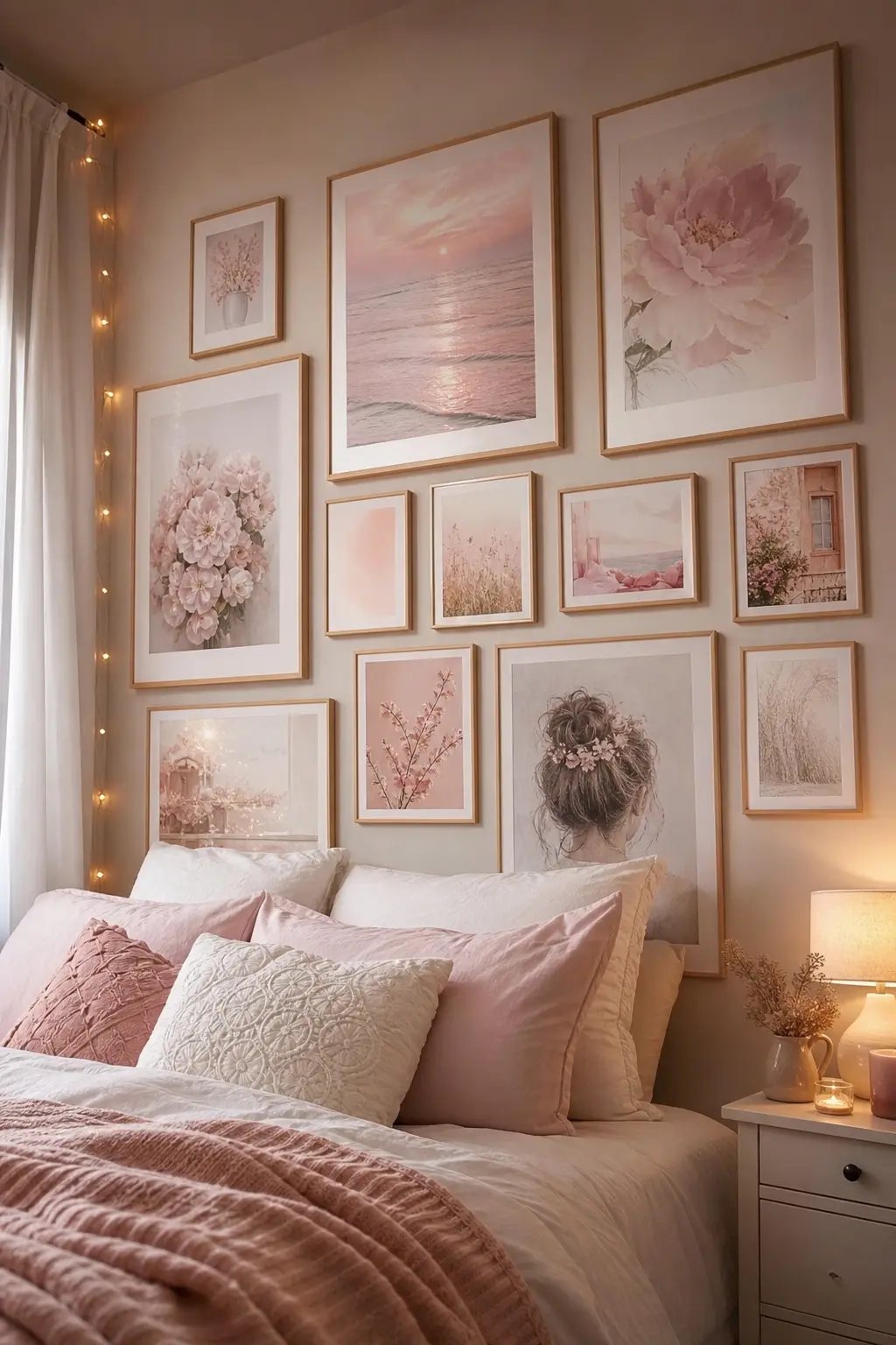 Pink Girly Room Wall Decor Ideas