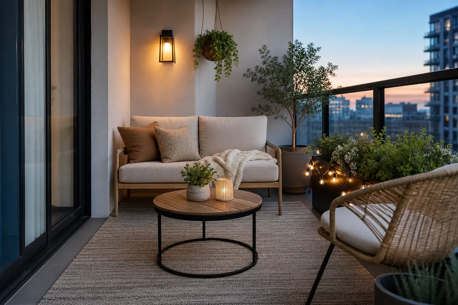 Modern Cozy Balcony Decor Ideas