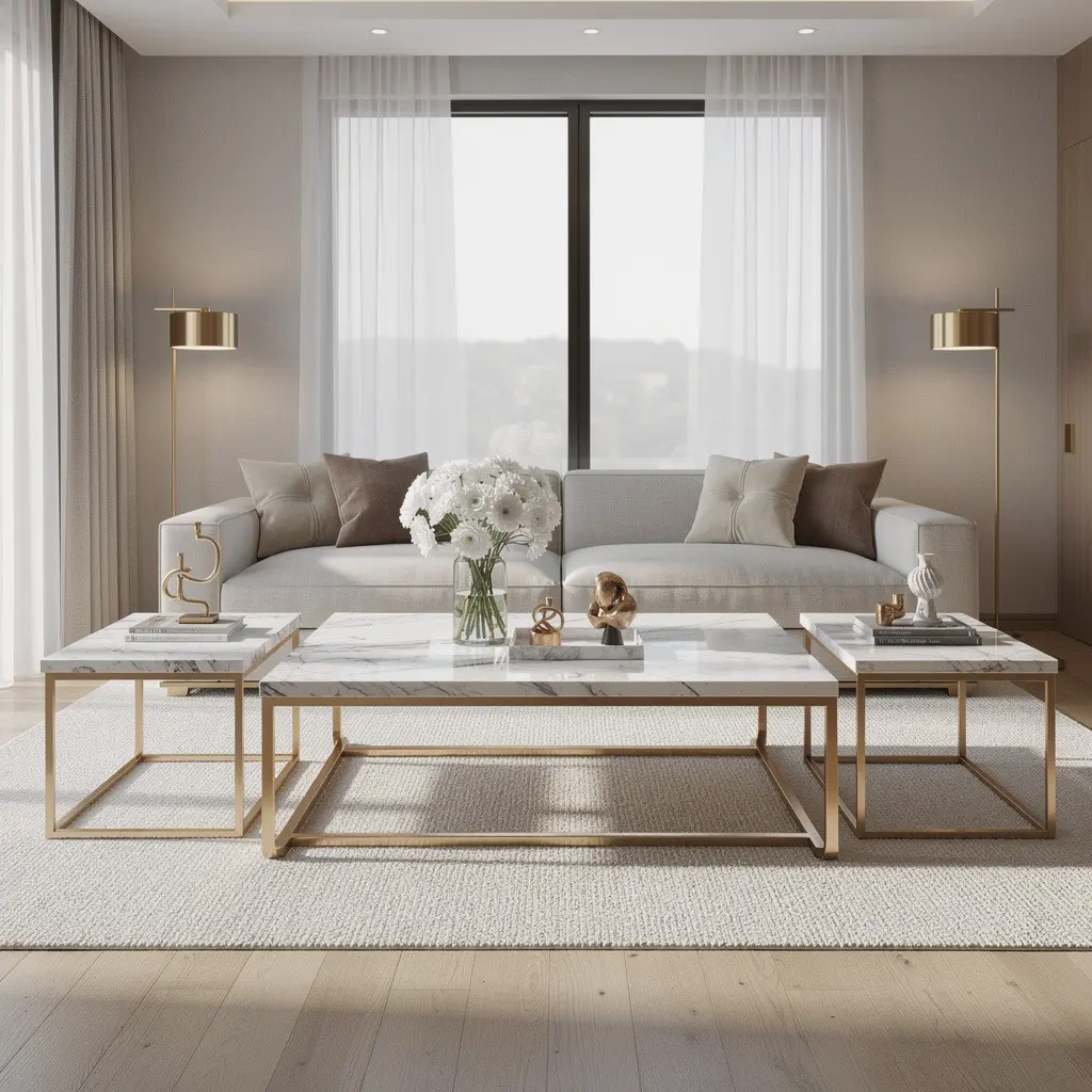 Modern Marble Coffee Table Ideas