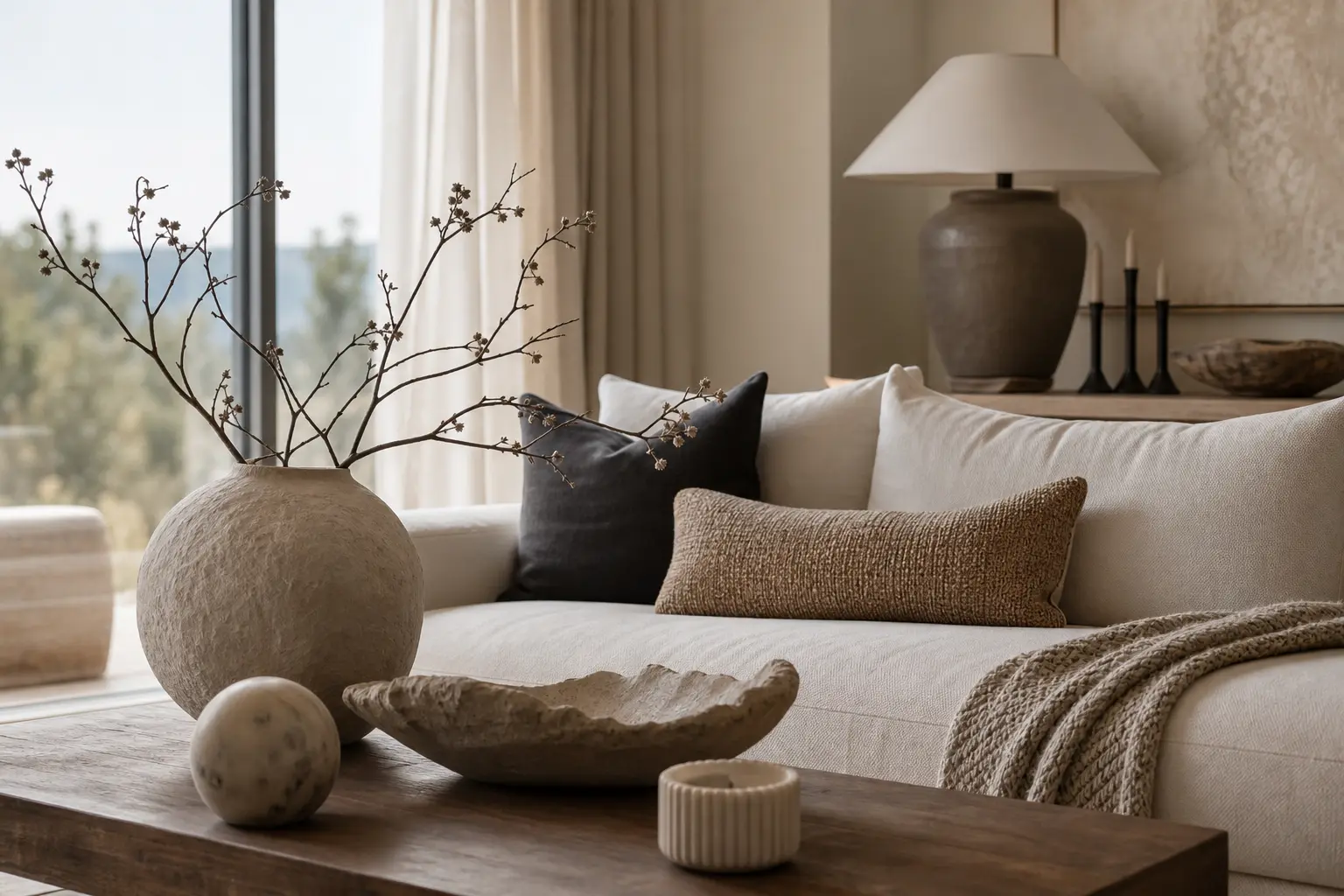 Cozy Neutral Living Room Inspiration Ideas