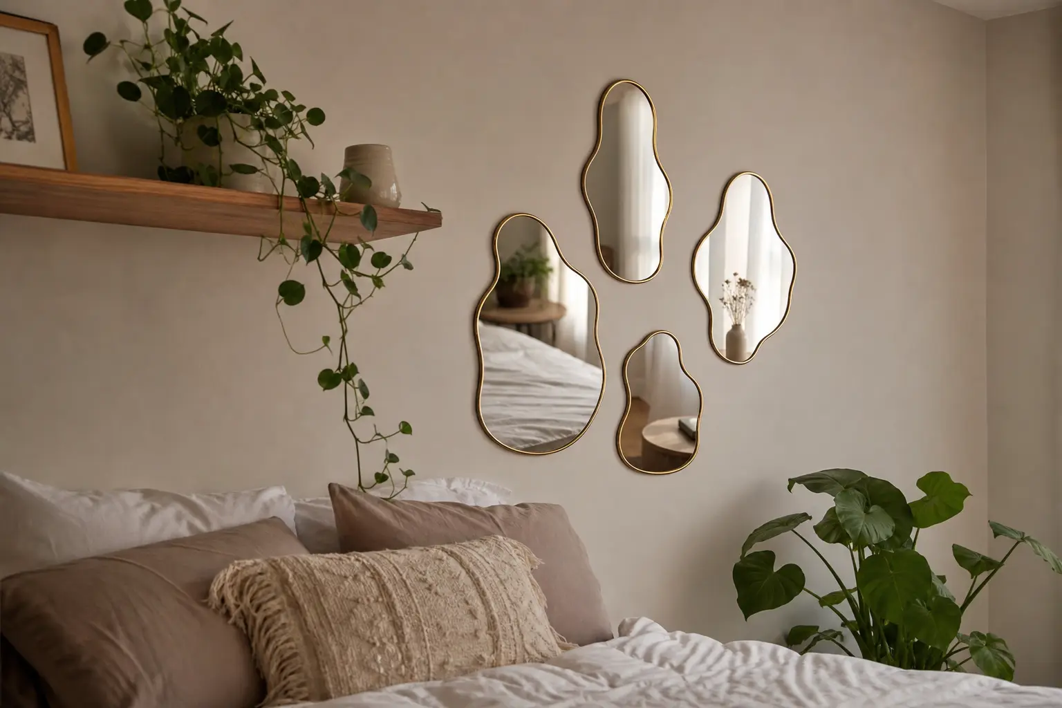 Modern Wavy Mirror Decor Ideas
