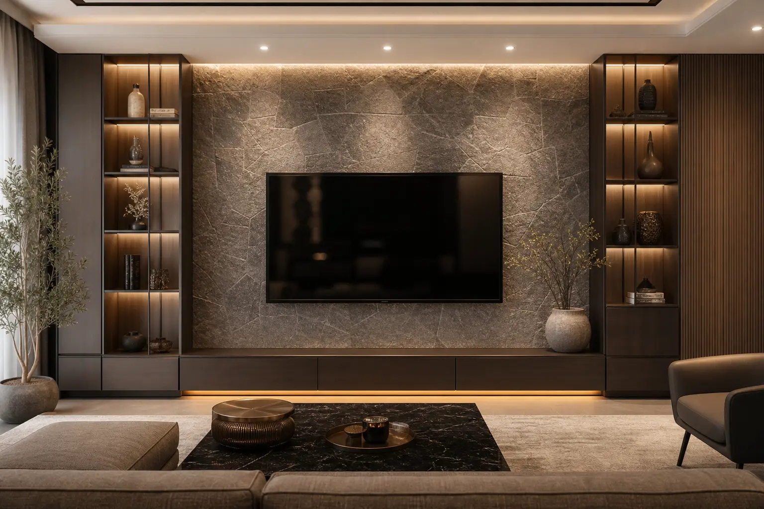 Luxury TV Wall Decor Ideas