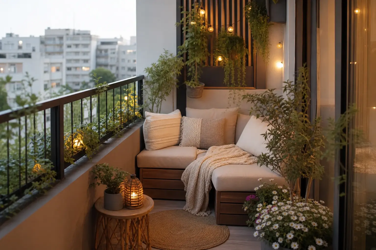Modern Cozy Balcony Decor Ideas