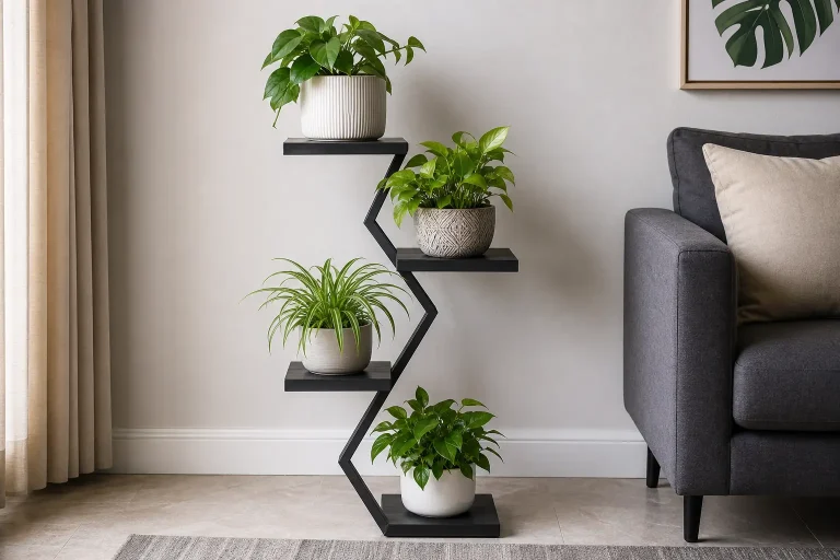 Modern Z-Shape Plant Stand Ideas
