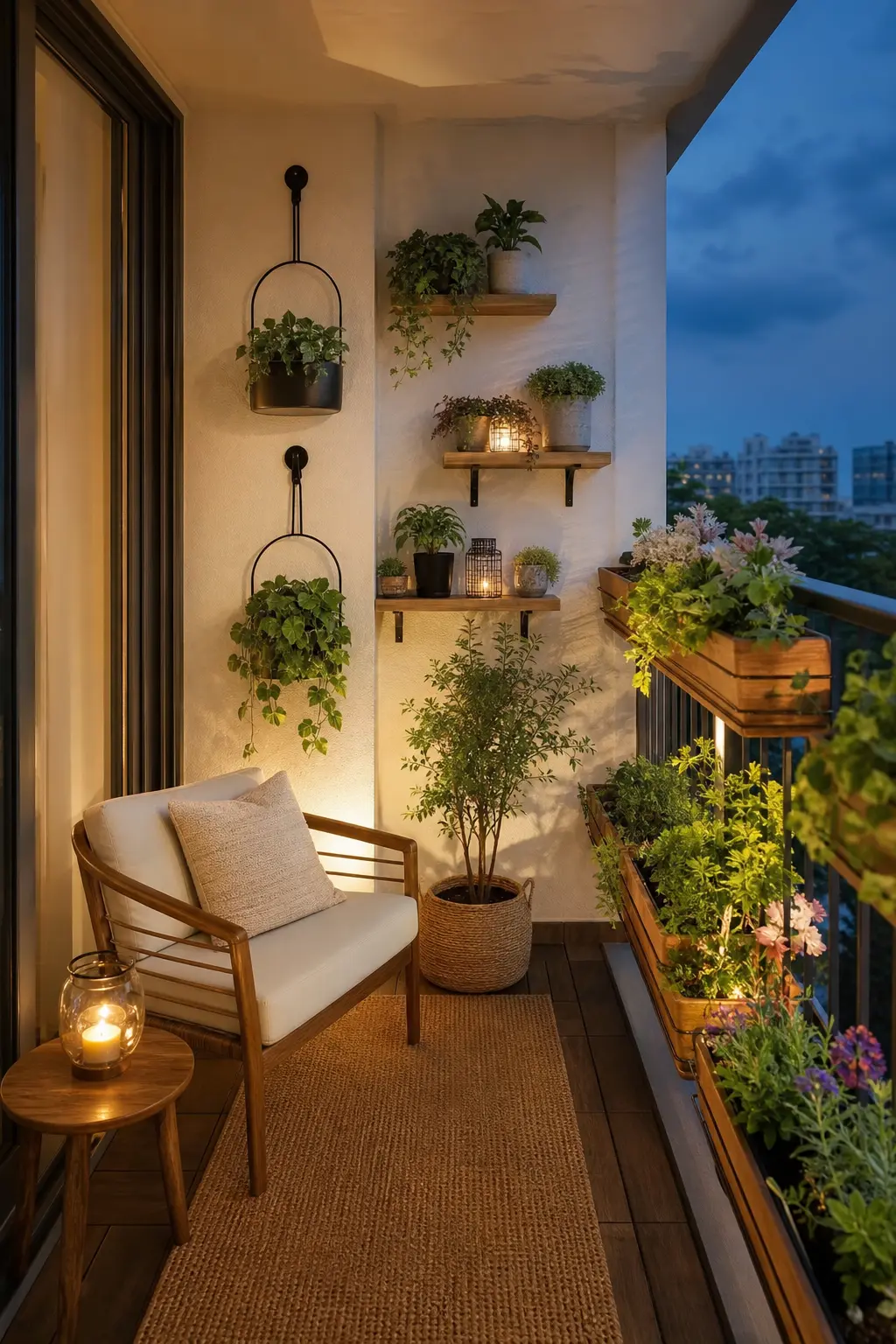 Modern Cozy Balcony Decor Ideas