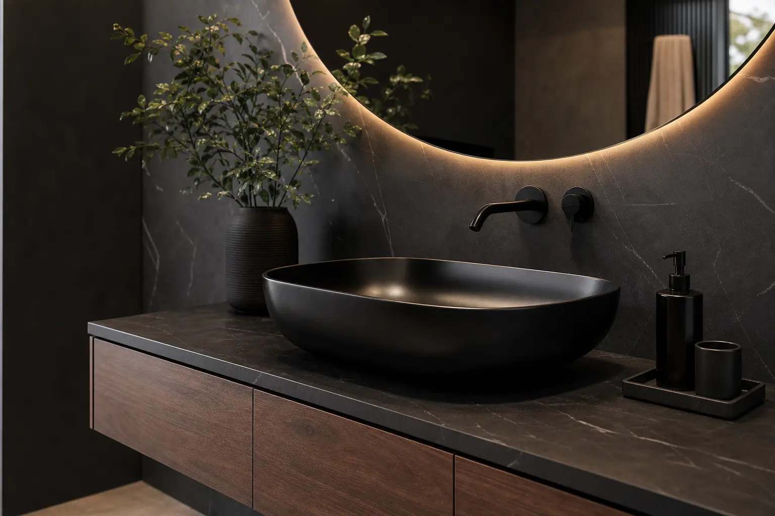 Black Ceramic Wash Basin Ideas