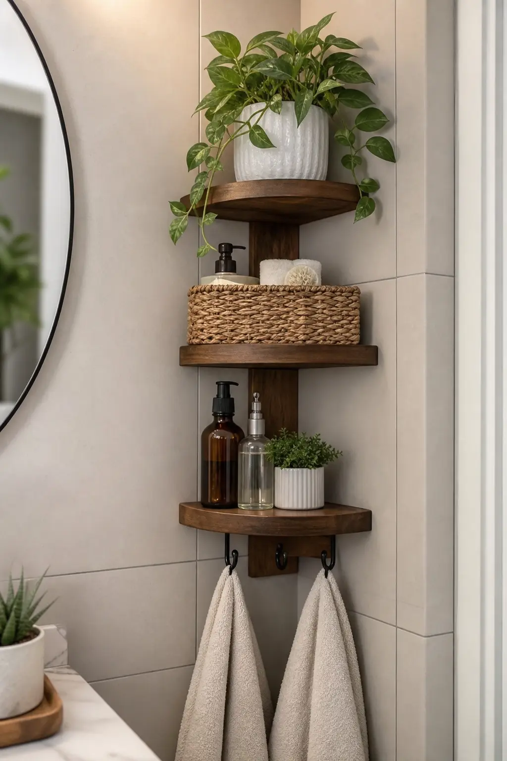 Wall Mounted Bathroom Storage Organizer Ideas
