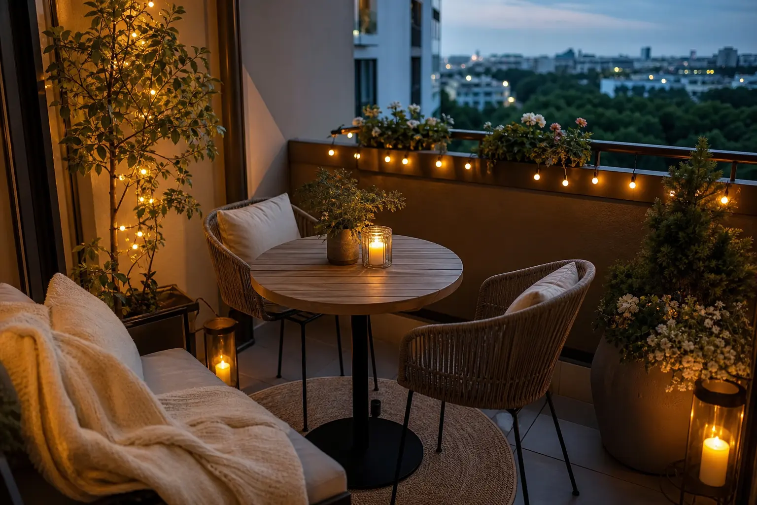 Modern Cozy Balcony Decor Ideas