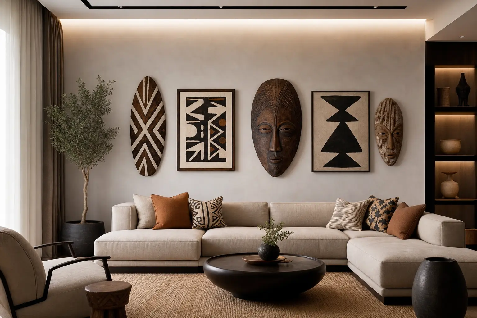 African Tribal Wall Art Decor Ideas