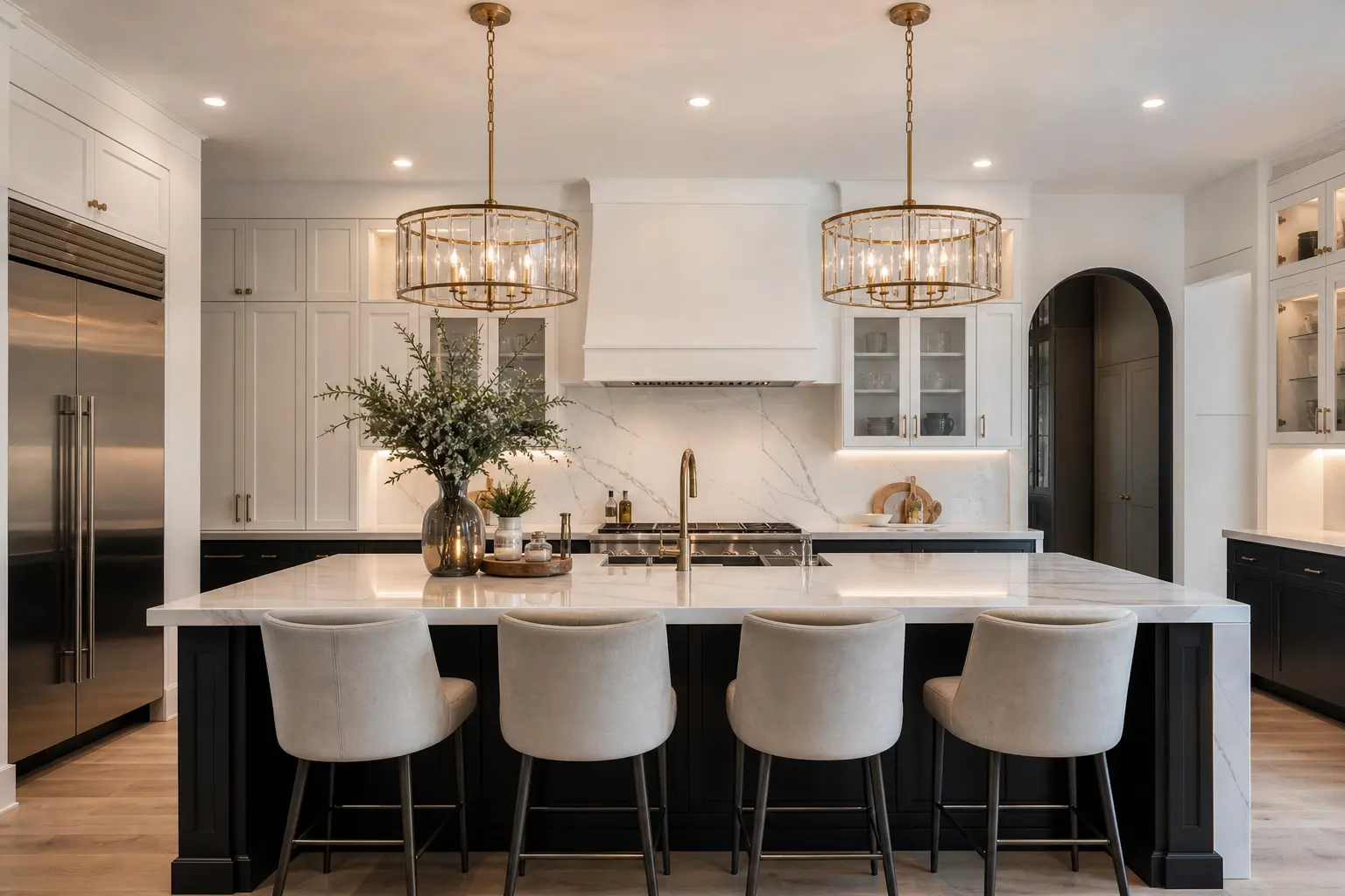 Modern Chandelier Ceiling Lamp Ideas for Kitchen